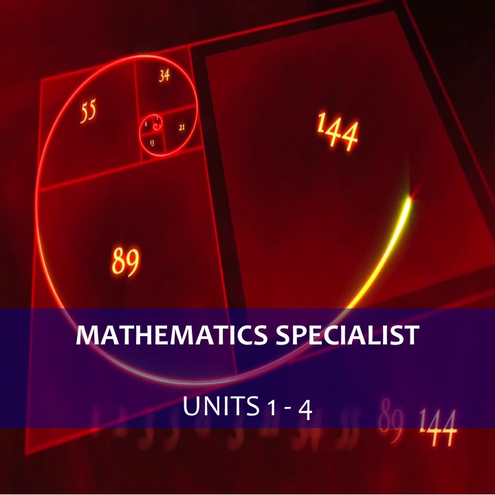  WACE Year 11 12 Mathematics Specialist Units 1 2 3 4